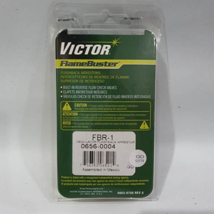 Terbaru Flashback Victor For Regulator Fbr-1 / Regulator Flashback Arrestor Promo Terlaris