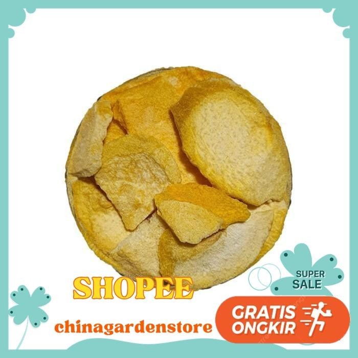 

FREEZE DRIED YELLOW PEACH SLICE FRUIT / BUAH PERSIK KUNING KERING GRATIS ONGKIR