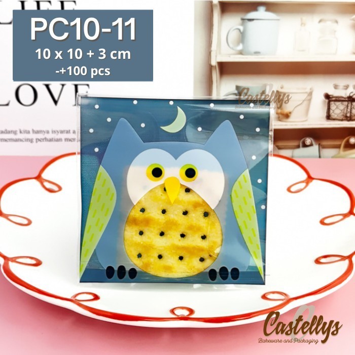 

```````] Plastik Perekat Serbaguna PC10 10X10 Cookies Kuker Nastar Nougat Snack