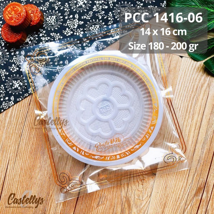 

{{{{}}] Plastik Mooncake 180gr - 200gr PCC 1416-06 Kue Bulan Pia Snowskin