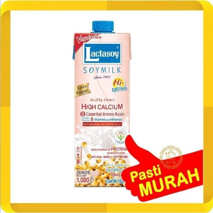 

LACTASOY HI CALCIUM SUSU KACANG KEDELAI TINGGI KALSIUM SOYA MILK 1L Best Seller