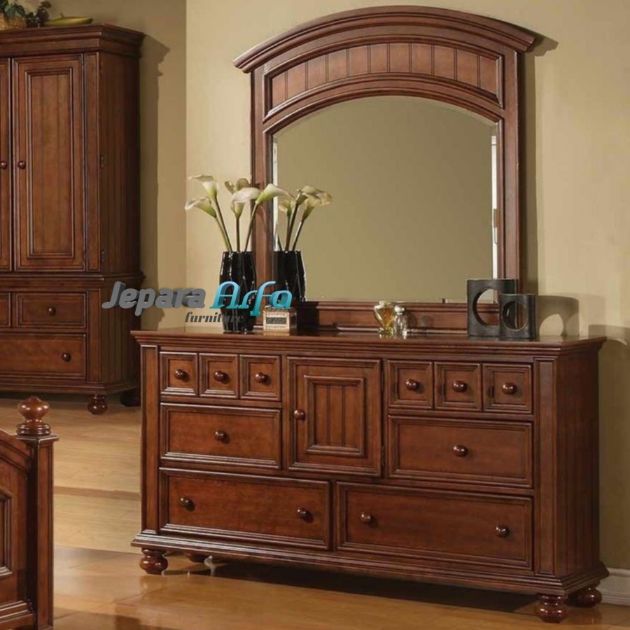 bufet set cermin minimalis, meja rias, nakas, lemari, dipan