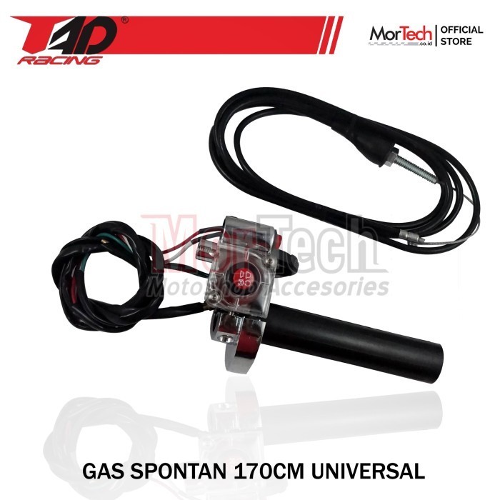 Premium Gas Spontan Kontan Matic Mio J Vario Beat Aerox 1 Kabel 170cm Chrome