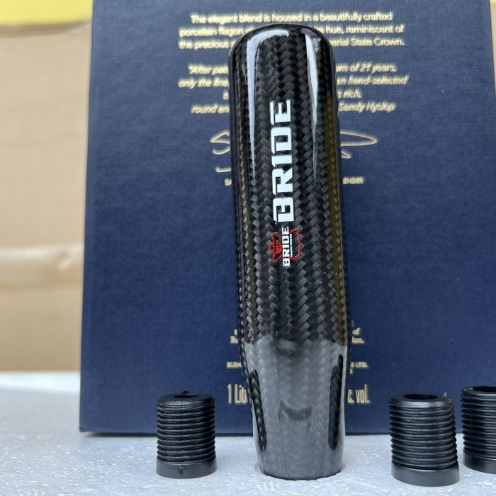 Garansi Shiftknob bride carbon universal tuas gi mobil carbon knob bride