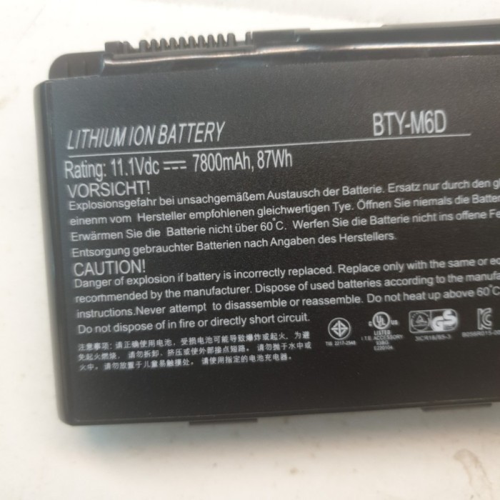 Bisa COD Baterai ORI MSI BTY-M6D GT680DXR GT680R GT663 GT683 GT680 GT680D GT60