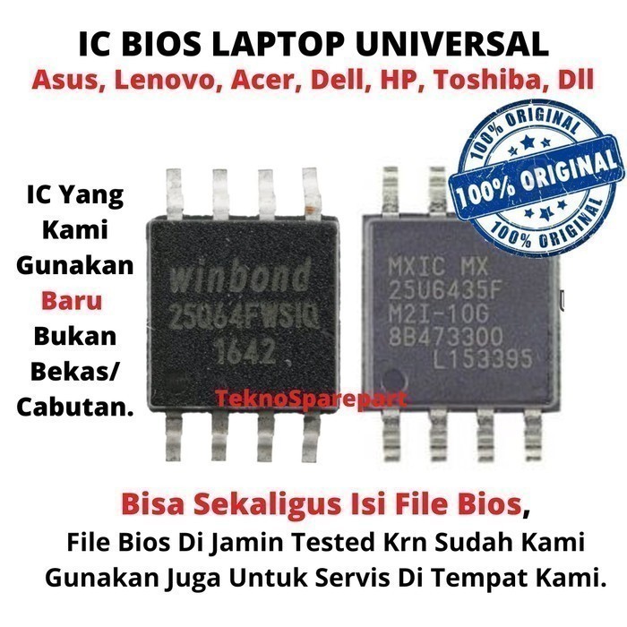 Garansi IC BIOS Laptop Compaq CQ42 CQ43 New Orinal