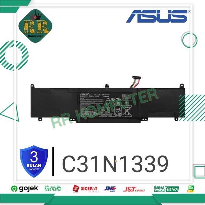 Diskon Baterai Asus ZenBook Q302L UX303UB UX303 U303LA U303 TP300 C31N1339