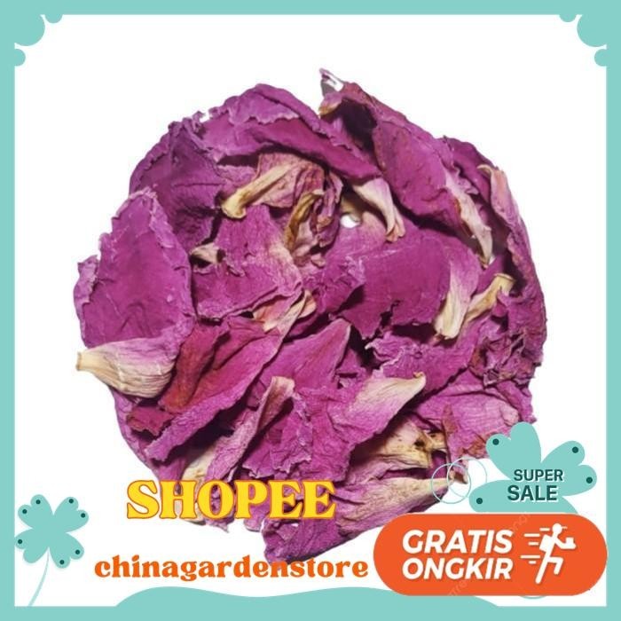 

DRIED GERANIUM FLOWER PETAL TEA / TEH BUNGA GERANIUM 500 GRAM TERBAIK