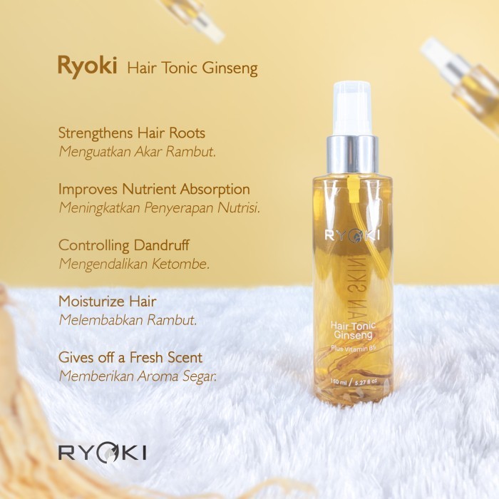 

Ryoki Hair Tonic Gingseng Vitamin Penguat Rambut