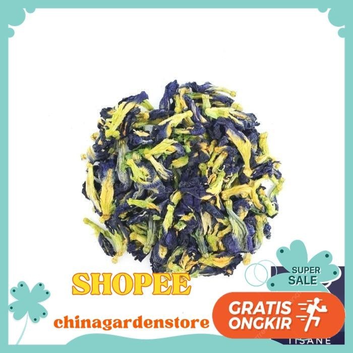 

TEH BUNGA TELANG GROSIR / BLUEPEA FLOWER TEA BULK / WHOLESALE 200 GRAM KUALITAS PRODUK TERBAIK