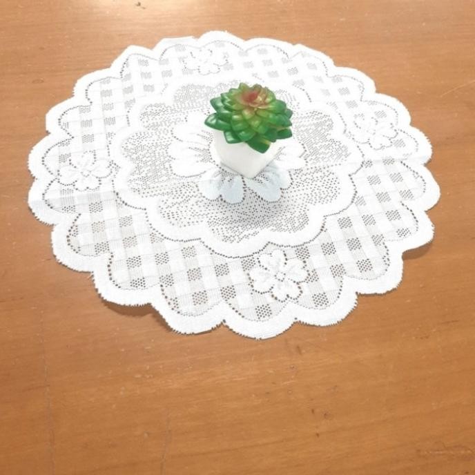Taplak Meja Bulat Kecil Diameter 40Cm