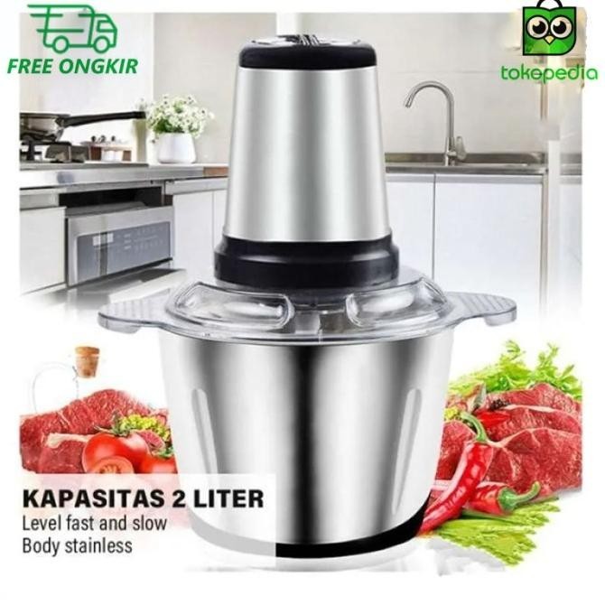 Blender Daging Stainless Steel Chooper Sx-685 Penggiling Daging Coper