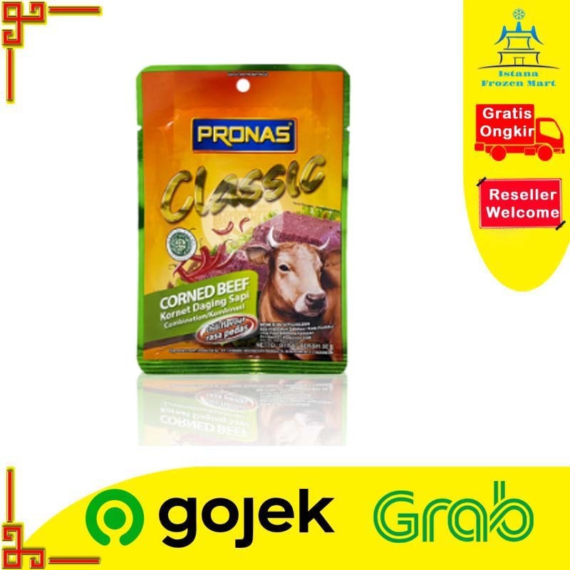 

Corned Beef Chili PRONAS Kornet Daging Sapi Pedas 50 GR