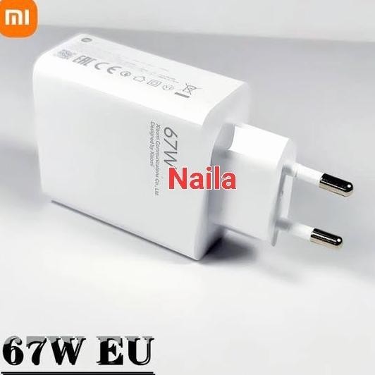 Adaptor Kepala Charger Xiaomi 67Watt Fast Charging Original 100% 67W