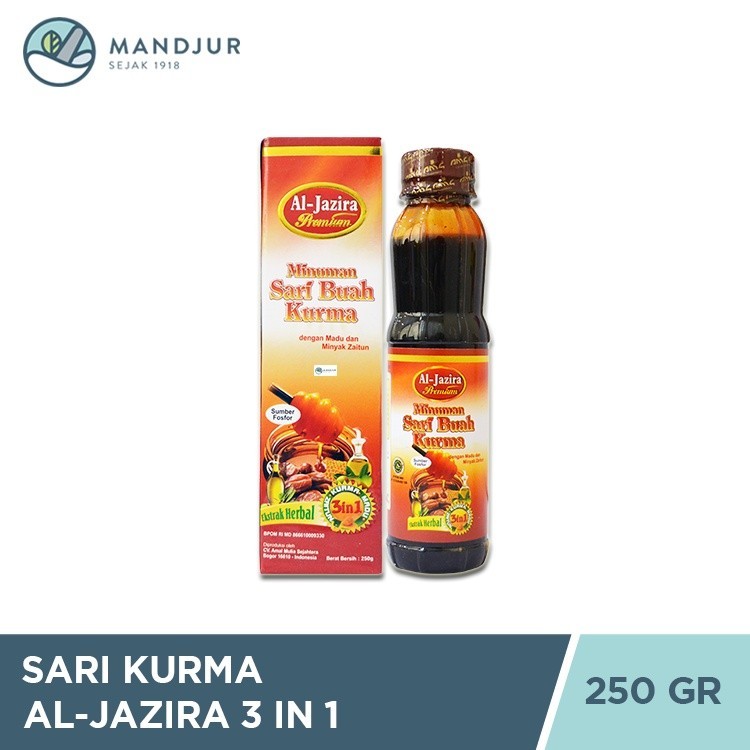 

Sari Kurma Al Jazira Premium 3 In 1 250 Gram