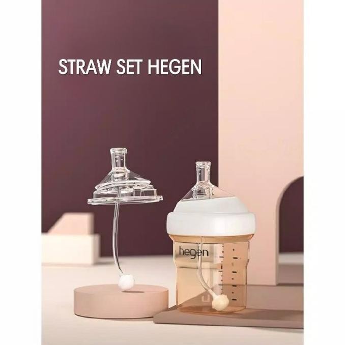 Straw Set Hegen / Dot Sedotan Hegen / Sedotan Pengganti Nipple Hegen