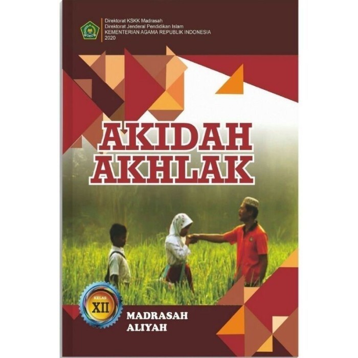 Buku Kemenag Kelas 12 Sma/Ma ;Akidah,Al Qur'An,B.Arab,Fikih,Ski