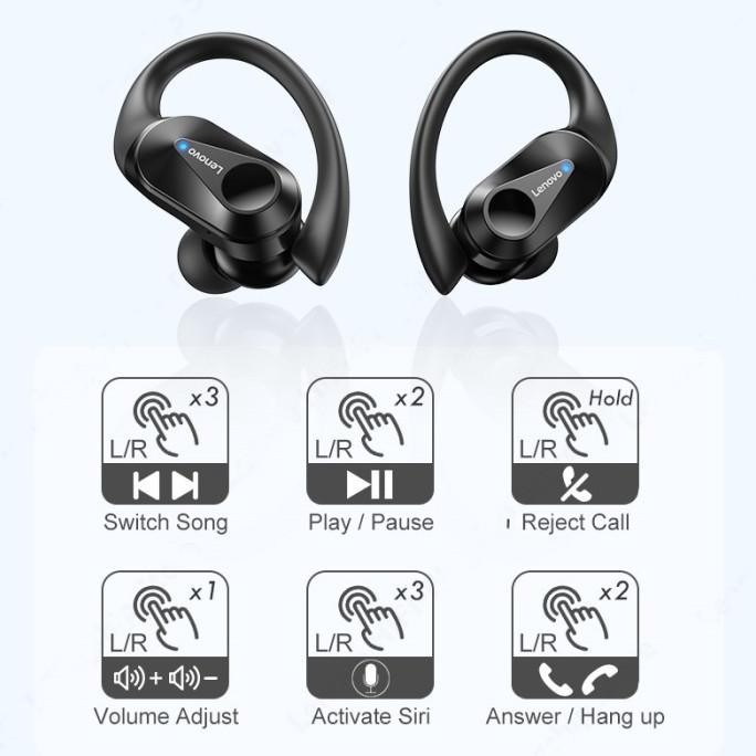 Lenovo Thinkplus LP75 Original TWS Headset Earphone Bluetooth Stereo