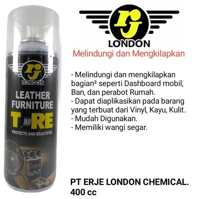 Rj London Leather Furniture Tire Detail Polished Pengkilap Dashboard