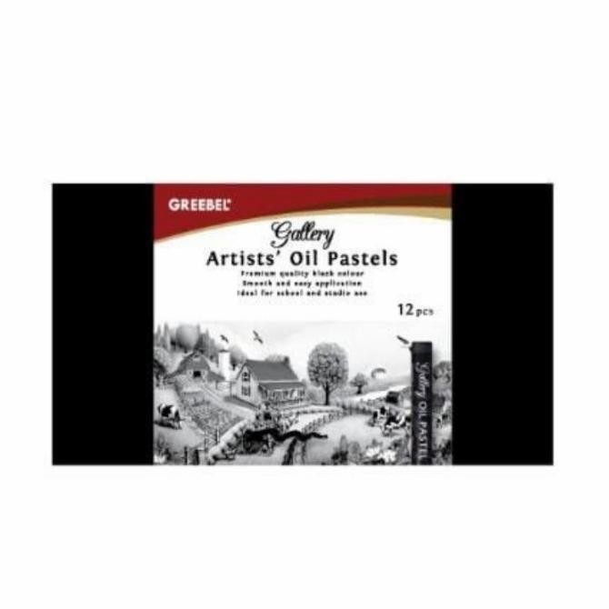 

Greebel Artist Oil Pastel Premium Hitam dan Putih Isi 12 (6H +6P)