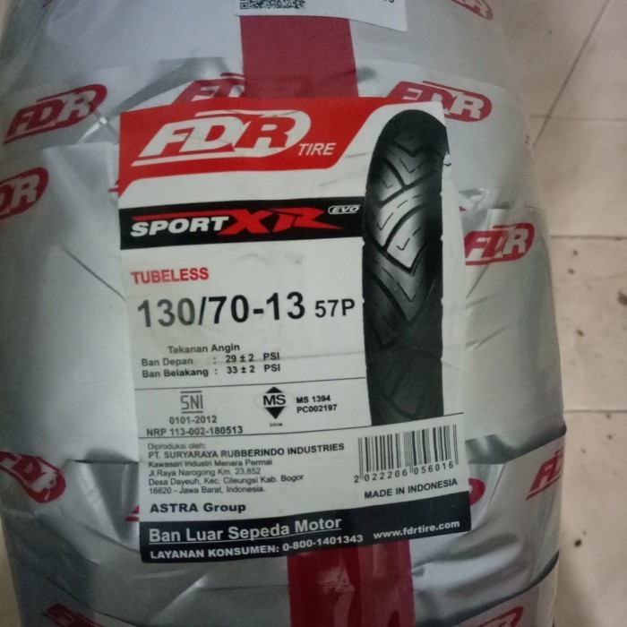 Ban Luar N Max Nmax 130/70-13 130 70 13 Fdr Sport Xr Evo