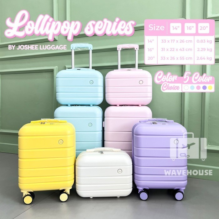 Joshee Koper Lollipop Series Cabin Size 16 Inch 20 Inch Bagasi 24 Inch