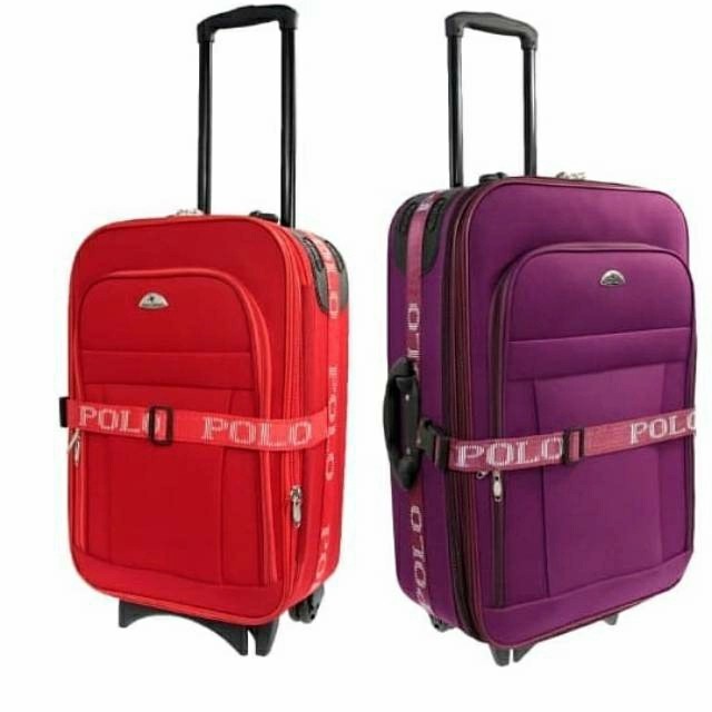 Koper 20 Inch Polo Bahan Kain / Tas Koper Polo