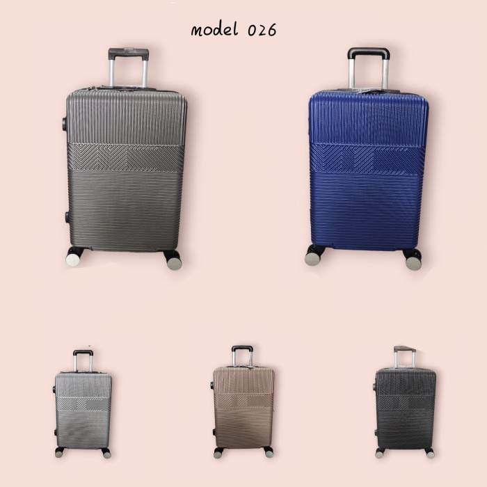 Polo Lock Koper 18 Inch 22 Inch Bahan Anti Pecah, Ukuran Kabin Bagasi