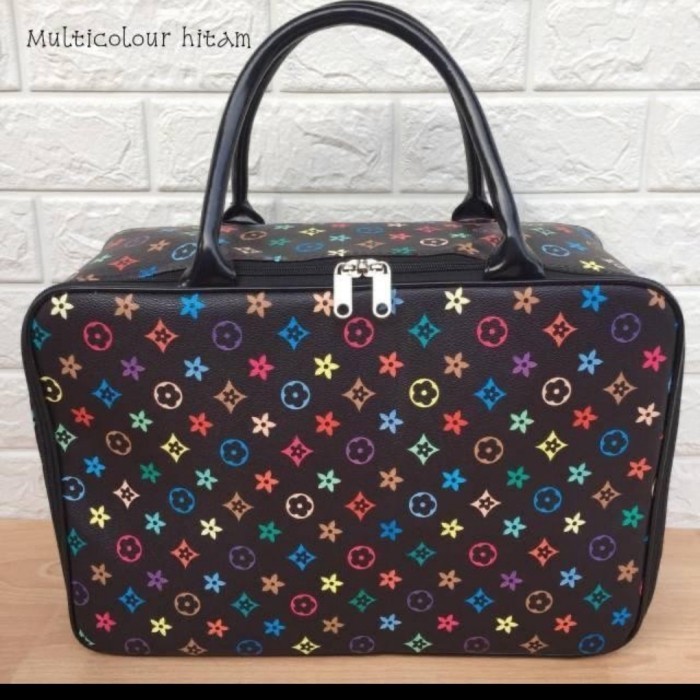 Travel Bag Tas Jinjing Koper Wanita Motif