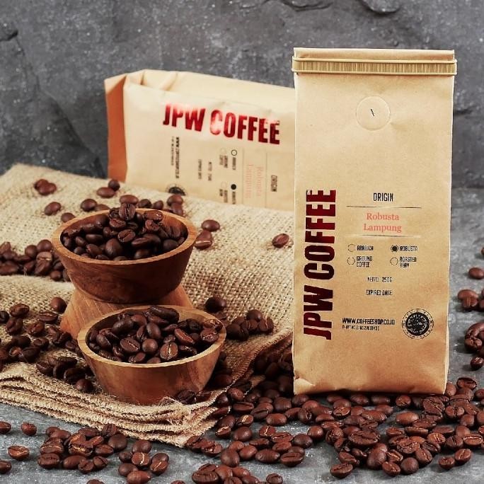 

JPW Coffee Kopi Robusta Lampung 1Kg Roasted - Specialty Grade Coffee