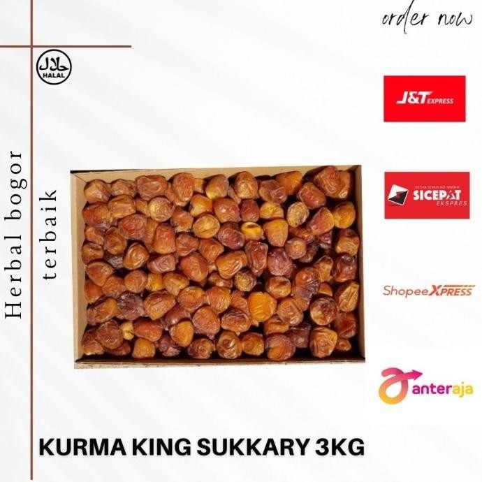

Grosir Kurma Sukari 1Dus(3Kg) // Kurma Sukkari Rutob Alqassim Madinah