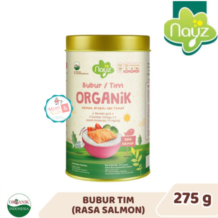 Nayz Bubur Tim Bayi Organik Can 275Gr Nayz Bubur Mpasi Bayi 275 Gr