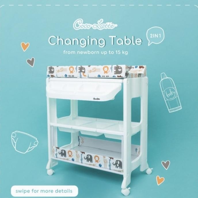 Cocolatte Baby Tafel / Changing Table / Bak Mandi