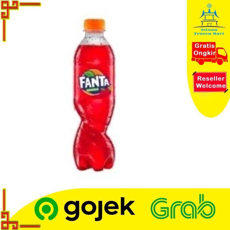 

Minuman Soda FANTA Soft Drink Strawberry 390 ML