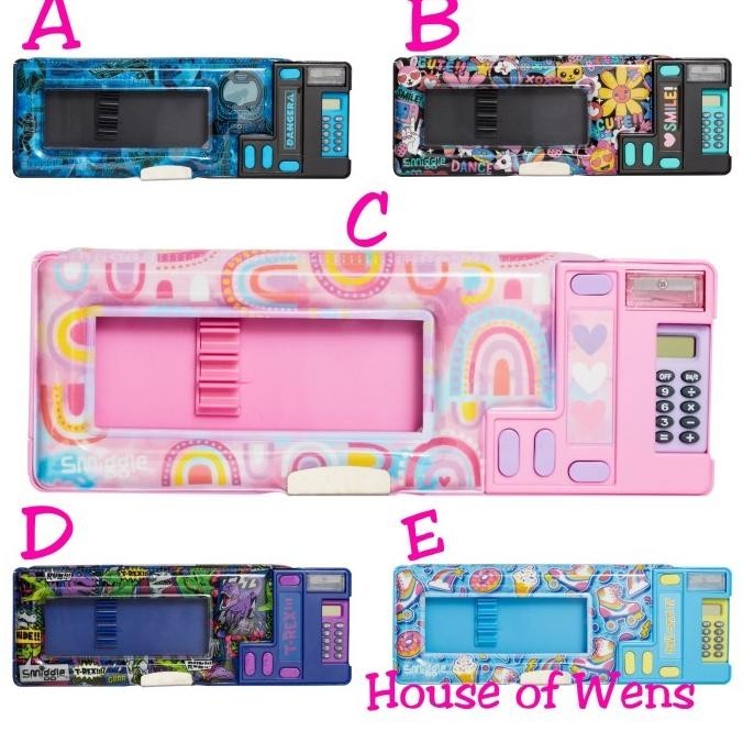 

SMIGGLE BRIGHT SIDE POP OUT PENCIL CASE ORIGINAL - TEMPAT PENSIL