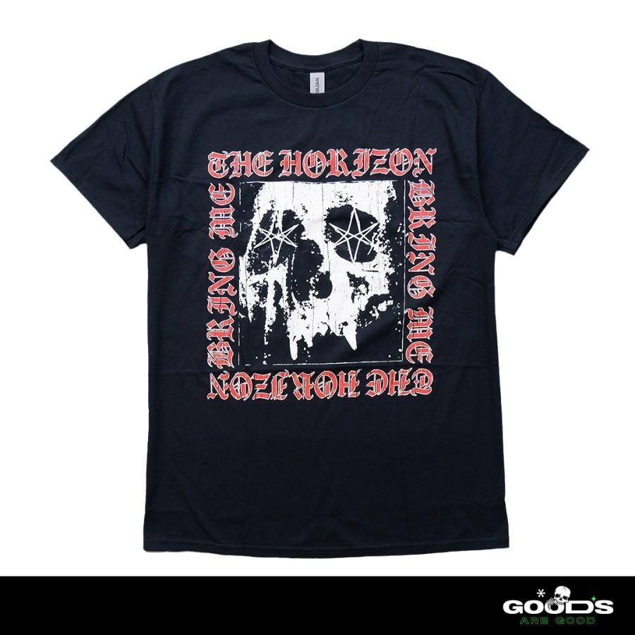 OFFICIAL BRING ME THE HORIZON - METAL LOGO SKULL - XL