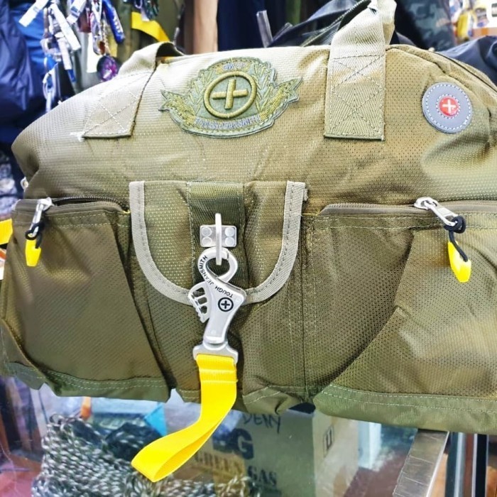 Tas Travel Jinjing Selempang Tough Army Import