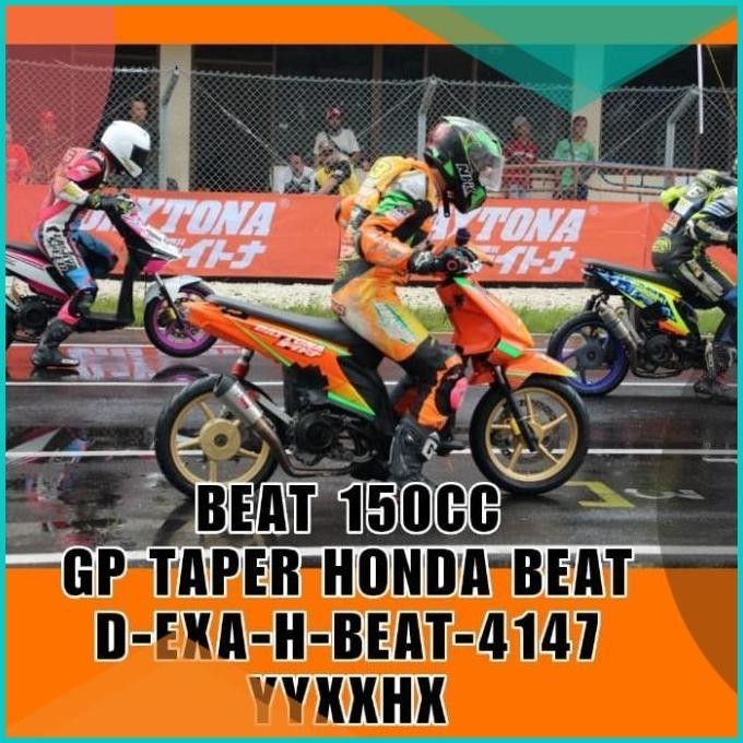 KNALPOT DAYTONA HONDA BEAT 150 CC GP TAPER 16novz3 limited stock