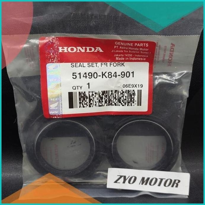 SEAL SHOCK CRF 150 L CRF 230 BERKWALITAS ORIGINAL 1set ATAS BAWAH 16no