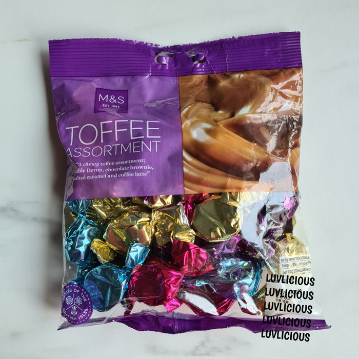 

M&S MARK MARKS & AND SPENCER TOFFEE ASSORTMENT CHOCOLATE CANDY PERMEN