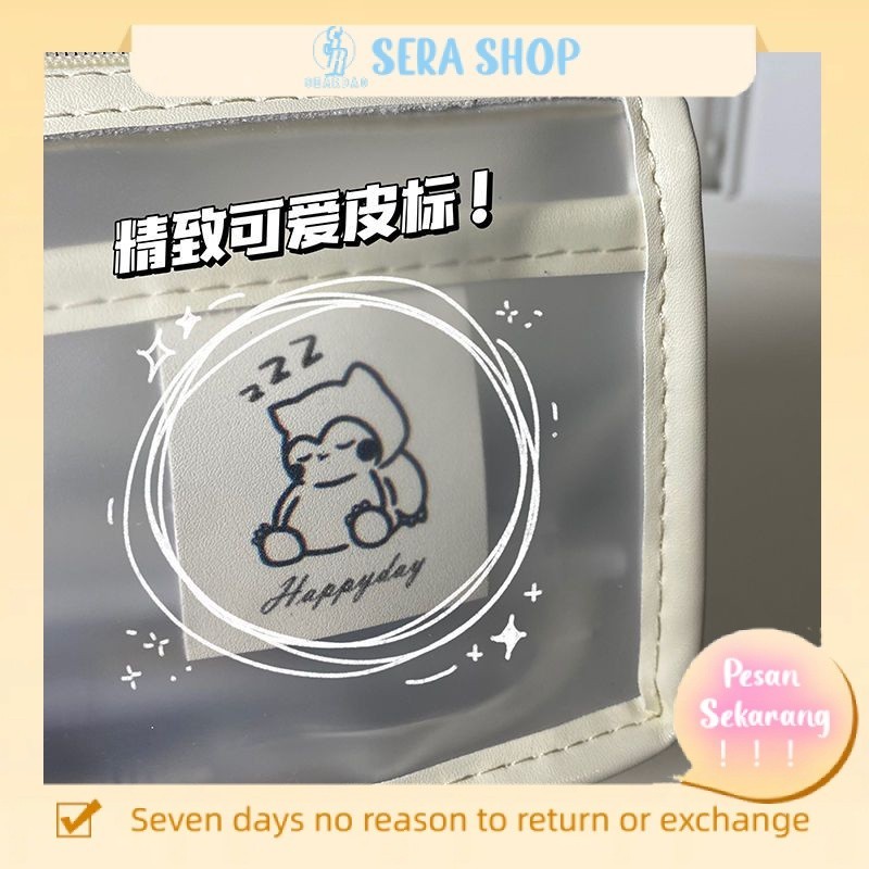 

✳◎Sera tempat pensil transparan bernilai tinggi sederhana siswa sekolah menengah pertama sekolah dasar ulang tahun tempat pensil kartun alat tulis berkapasitas besar