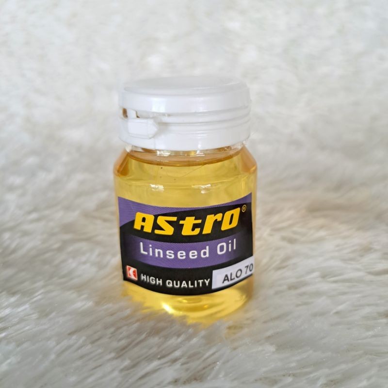 

Linseed/Linsed Oil(Cairan Pencampur Cat Minyak) Astro 70ml