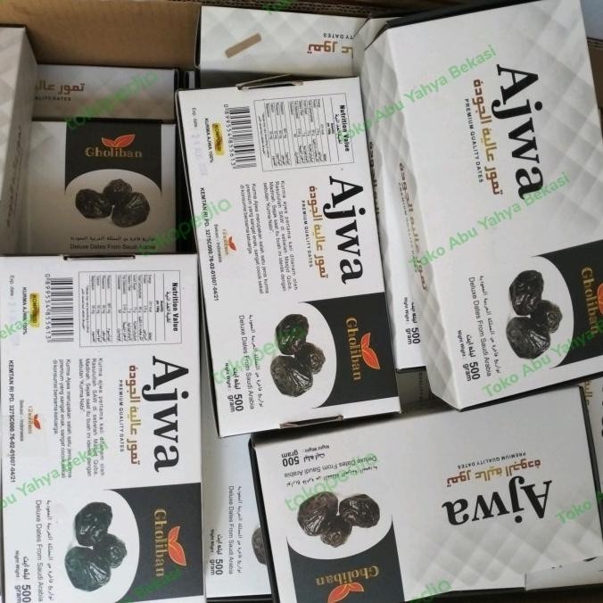 

Kurma Ajwa Saudi Dates 500 Gr