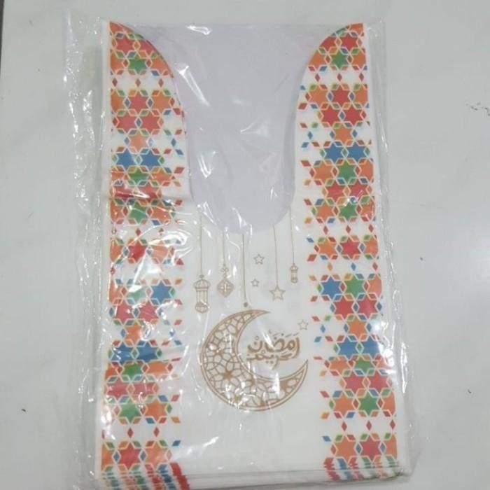 

10Pcs Plastik Ikat Lebaran Plastik Bingkisan Idul Fitri 13.5X3X22Cm 078