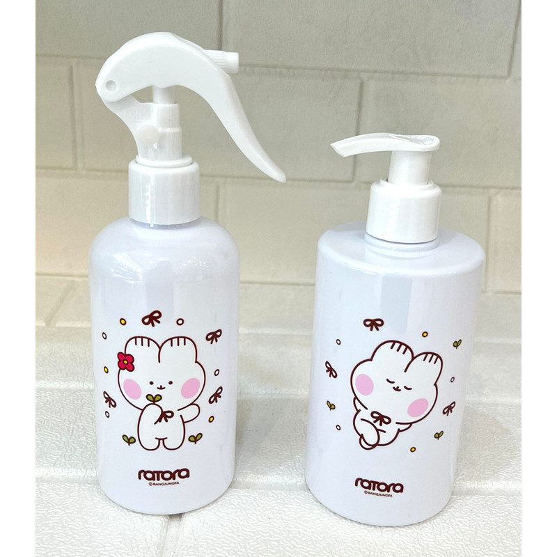 Miniso Ratora Lotion Bottle (300mL) Botol Travel Botol Miniso Botol Kosong Botol Lotion Botol Shampo