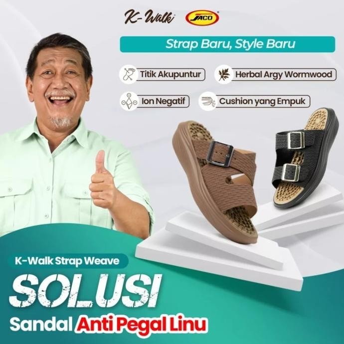 Sandal K-walk sandal kesehatan replexi original kewok Dedi Mizwar