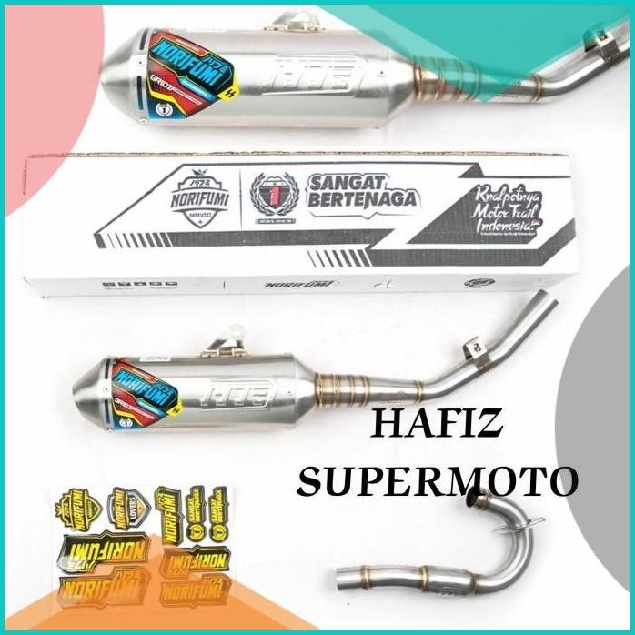 KNALPOT NORIFUMI GRIDZ KOMPETISI KLX 150 CRF 150 L WR 155 ORIGINAL 16n