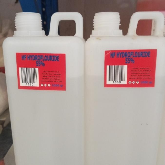 

Hot Sale Asam Florida / Hidrogen Fluoride 55% / HF 1kg ..