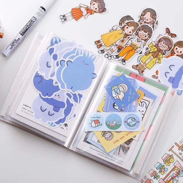 

Kekinian Storage Album A6 Display Book Map Album Storage Binder PVC Transparan