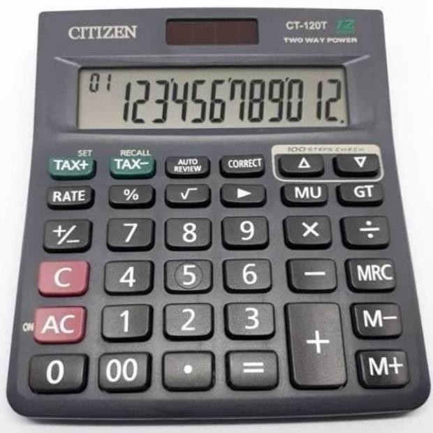 

Special Kalkulator Dagang Ukuran Besar Citizen CT-120T 12 Digit 112 ST !